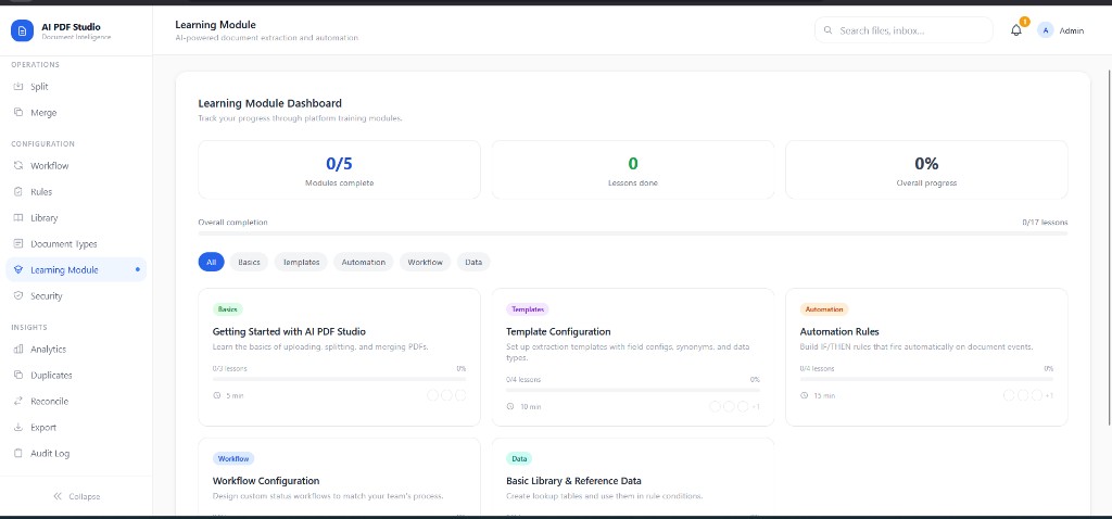 AI Scanner — Learning Module desktop