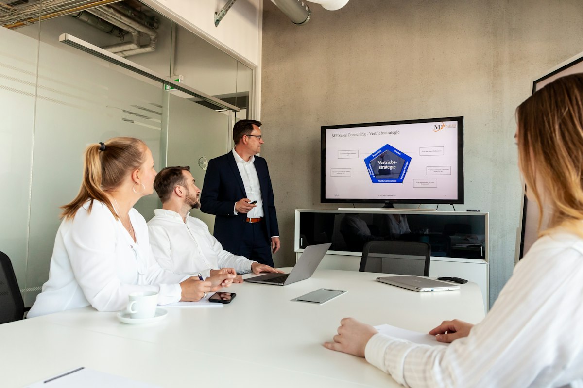 Empatech team members working together